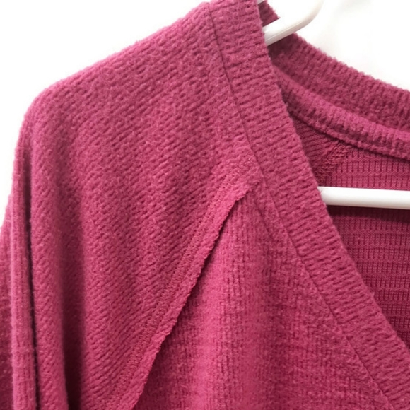 Wildfox Haley Fuchsia Brushed Sweatshirt Medium - Picture 5 of 10